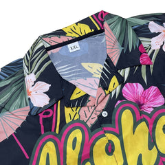 Men's Hawaiian Shirt Casual Button Down Short Sleeves Beach Shirt - Tiki Aloha