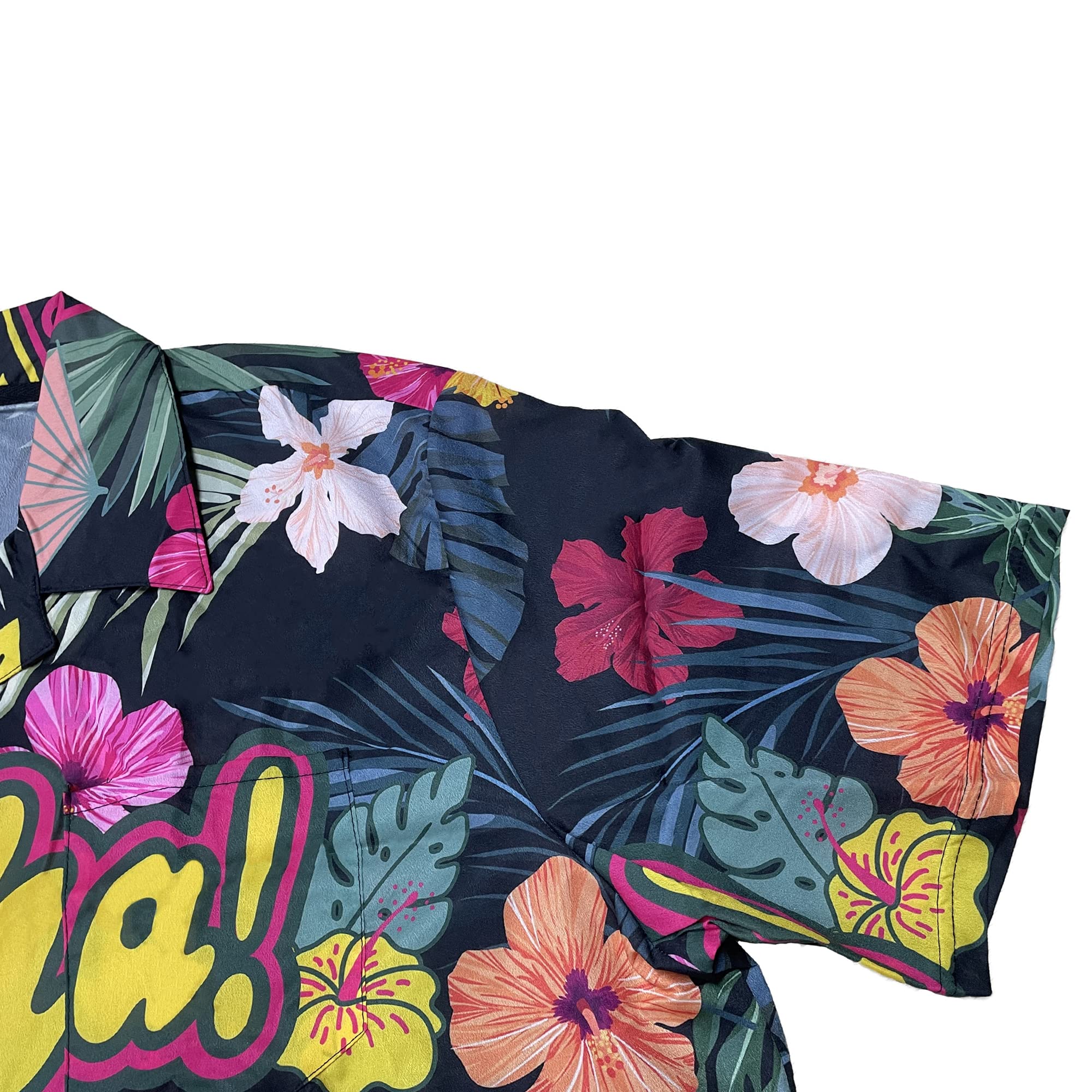 Men's Hawaiian Shirt Casual Button Down Short Sleeves Beach Shirt - Tiki Aloha
